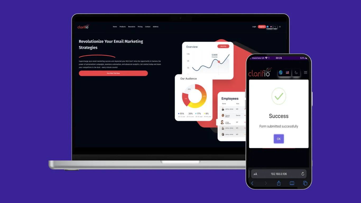 Layered Shop SaaS platform project screenshot