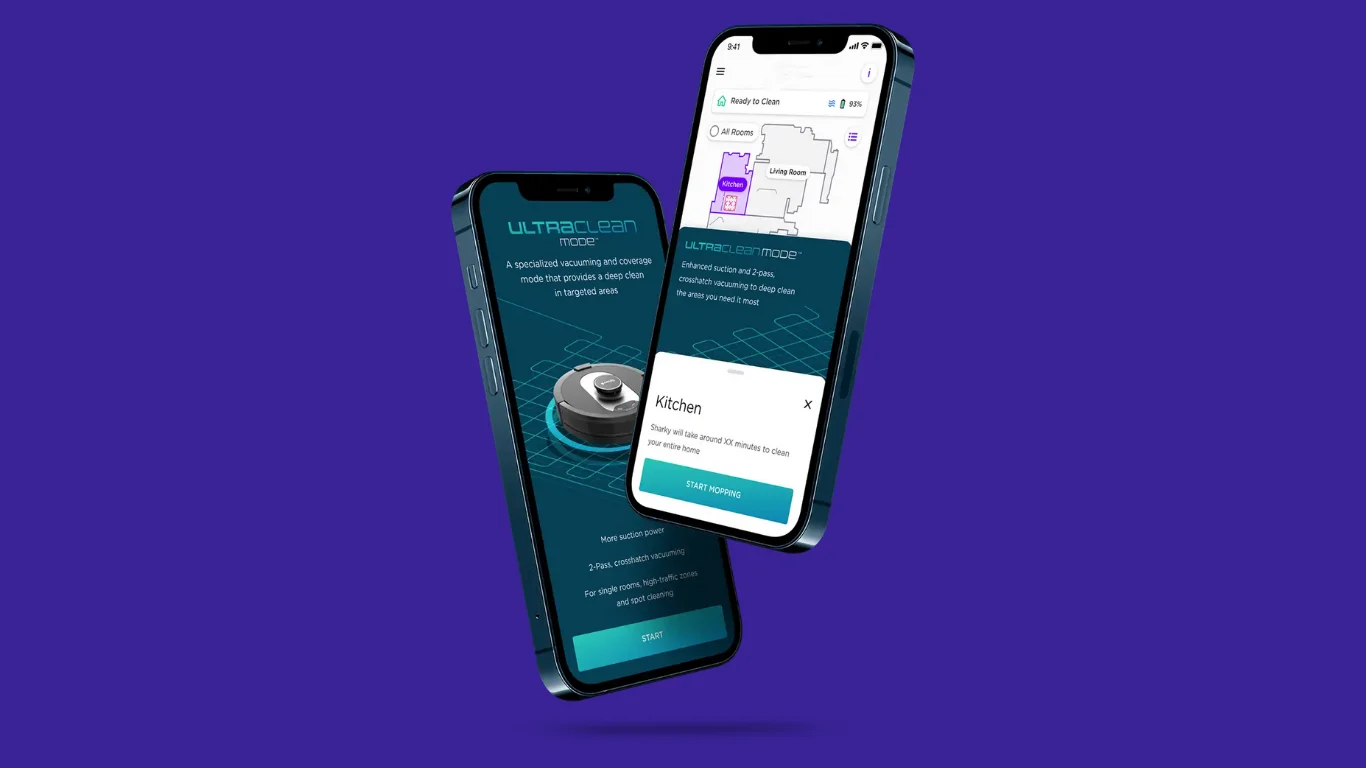 Robot vacuum cleaner App project screenshot