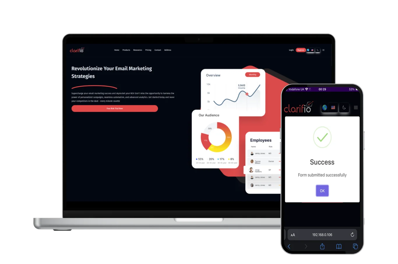 Layered Shopping Platform with Chat project screenshot