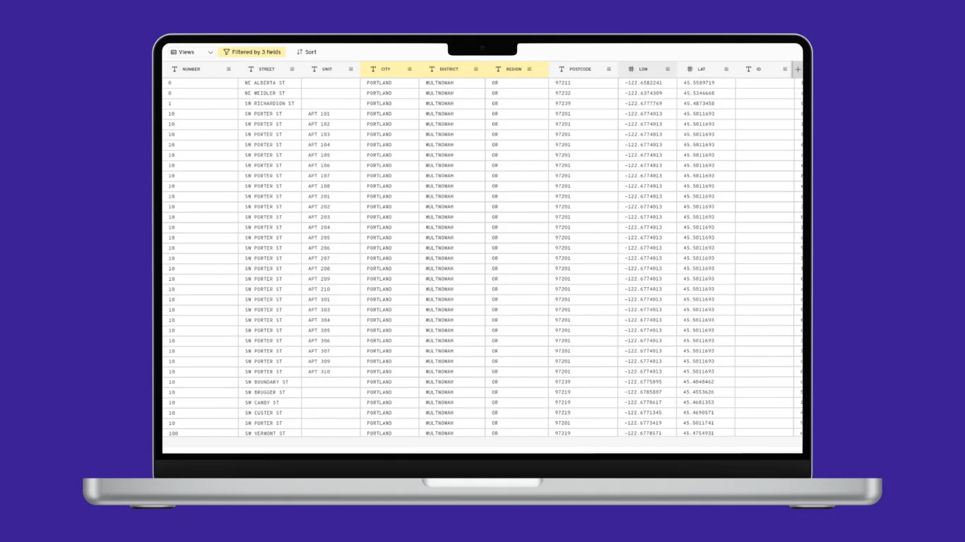 Tauri CSV Viewer project screenshot