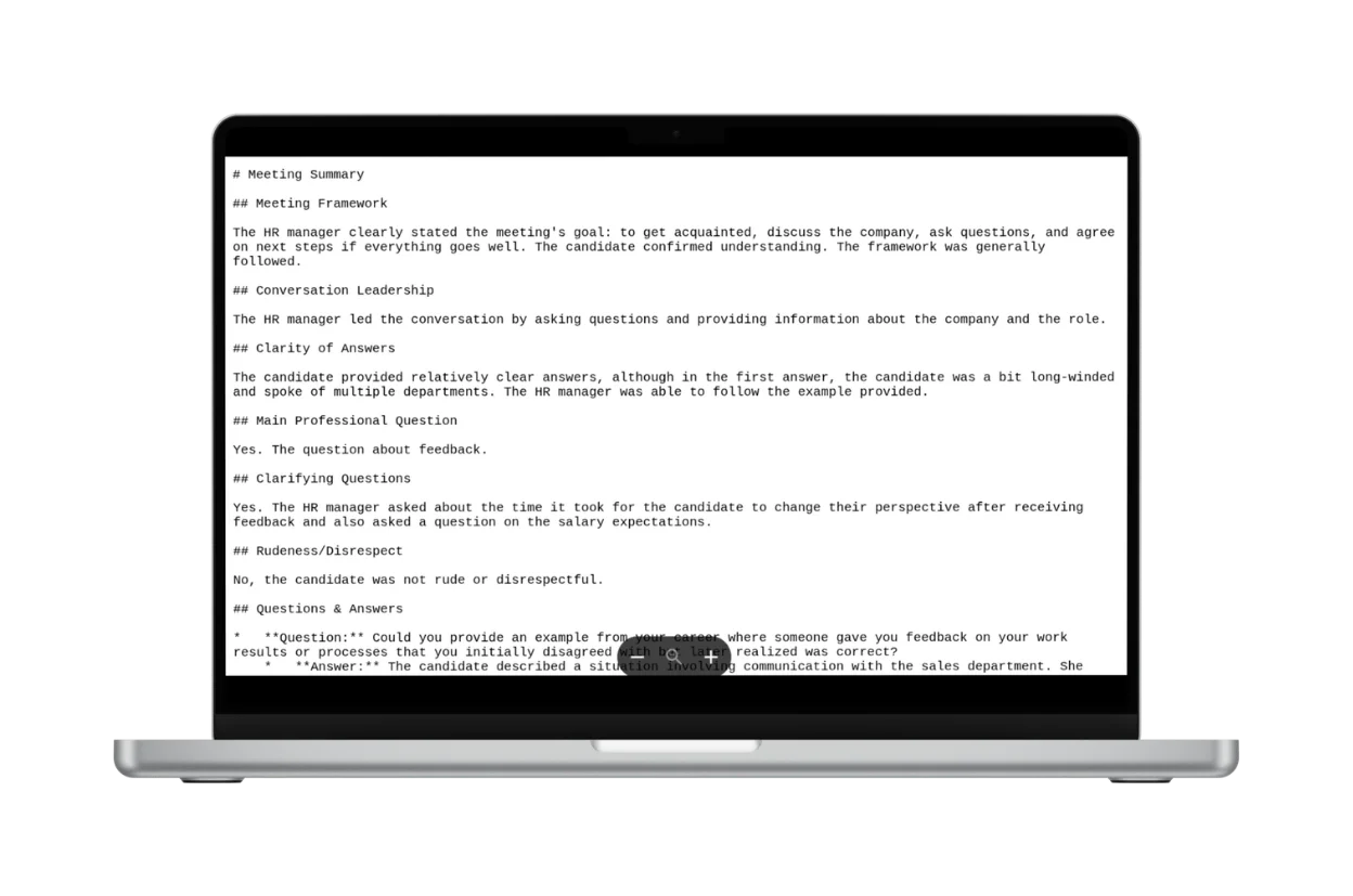 Transcription Automation System project screenshot