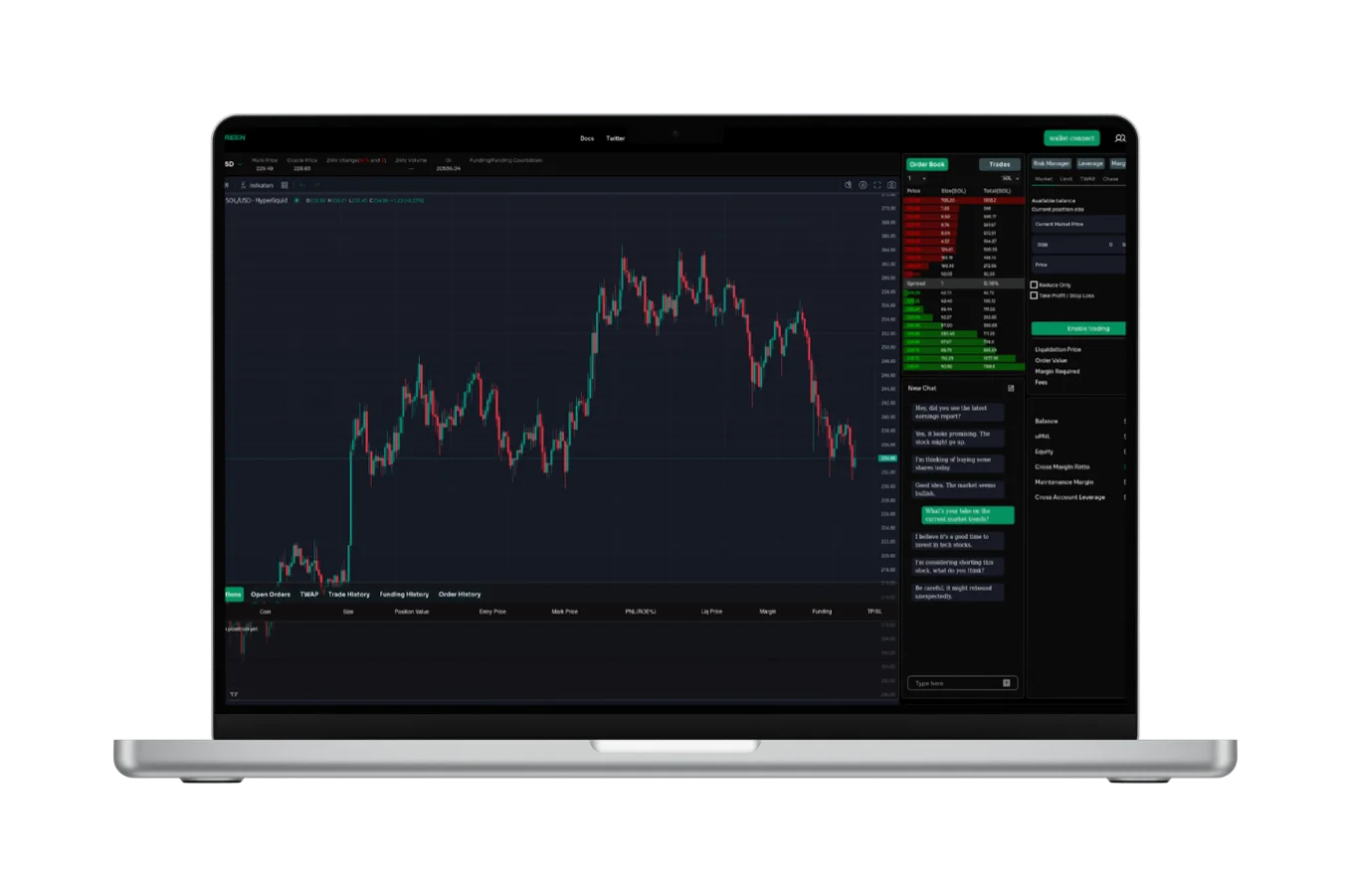 Web-Based Trading App project screenshot